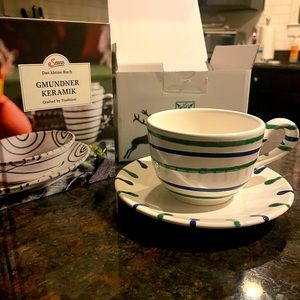 Gmundner Keramik cup and saucer